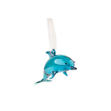 Beachcombers-Glass-Dolphin-Ornament--Light-Blue..