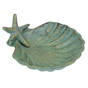 Beachcombers-Metal-Shell-_-Sea-Star-Trinket-Dish