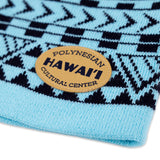 Beanie PCC Tribal Light Blue - The Hawaii Store