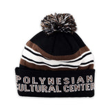 Polynesian Cultural Center Pompom Beanie- Black