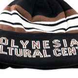 Polynesian Cultural Center Pompom Beanie- Black