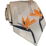 Pineapple Palaka "Bird of Paradise" Polyester Necktie 