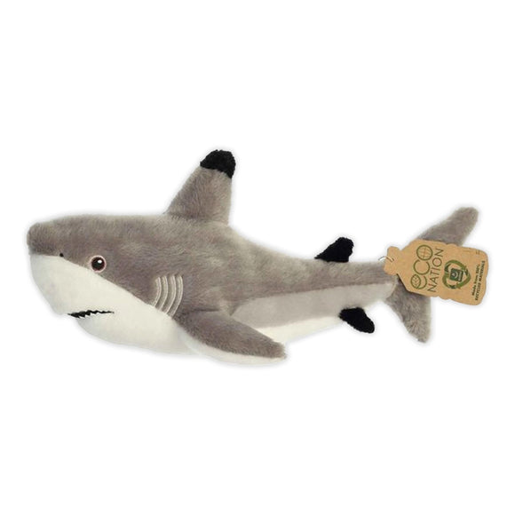 Aurora Eco Nation Black Tip Shark Plush Toy