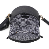 Ampere Creations "Suzie" Round Crossbody Bag- Inside View of Compartment