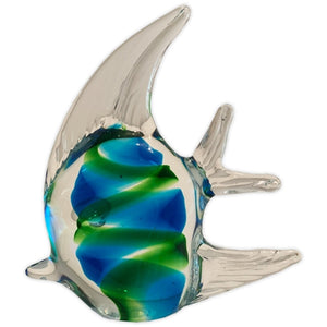 Tropical fish handblown glass figurine.