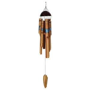 Woodstock Chimes "Blue Butterfly" Bamboo Wind Chime