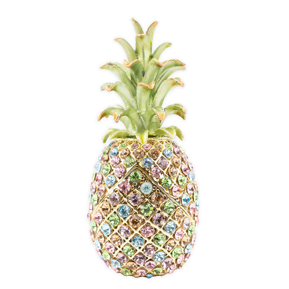 Swarovski Crystal Pineapple Trinket Box- 5