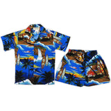 RHC Boy's "Waikiki Woody" Cabana Shirt & Shorts Set 