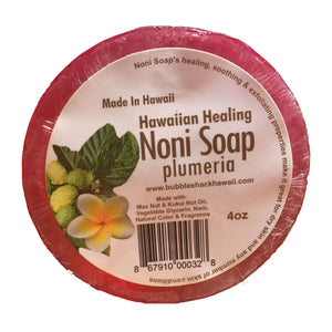 Bubble Shack Hawaiian Healing Noni Plumeria Soap 