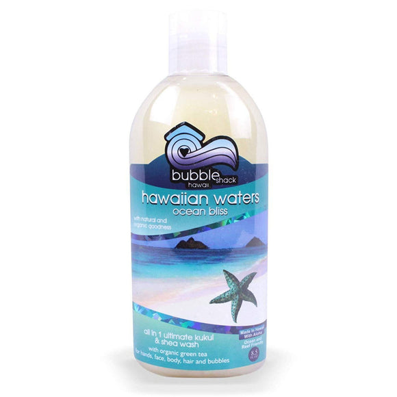 Bubble Shack ''Hawaiian Waters'' All in One  Body Wash, 8.5-Ounce