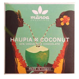 Mānoa "Haupia Coconut" Vegan Milk Chocolate Bar- 2.1 oz.