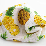  Little Unicorn "Pineapple" Cotton Muslin Swaddle Blanket