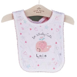 Earth Nymph Cotton "I'm Whaley Cute" Baby Bib