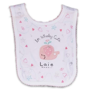 Earth Nymph Cotton "I'm Whaley Cute" Baby Bib