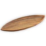 Acacia Wood Canoe-shape Serving Dish