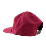 PCC Sea Turtle Wave Floppy Ball Cap- Red- Left Side and Back View