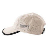  PCC Rough Cut Vented Ball Cap- Cream with Black Trim- Left Side View