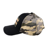 Side view of Polynesian Cultural Center Black “Arney” and Camo Hat