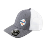 Amp'd "Polynesian Cultural Center" Diamond Patch Ball Cap- Gray & White