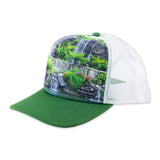 Polynesian Cultural Center "Falls" Ball Cap-Green & White