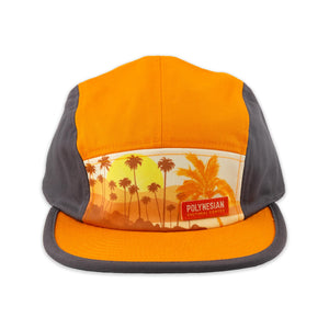 Polynesian Cultural Center "Halfway" Ball Cap- Orange & Black