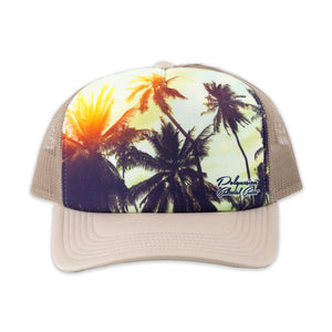 Polynesian Cultural Center "Palm Trees” Ball Cap- Khaki