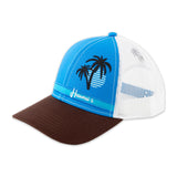 "Blue Hawaii" Embroidered Tri-tone Ball Cap