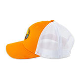 Side view Polynesian Cultural Center “Sunset” Ball Cap- Orange & White