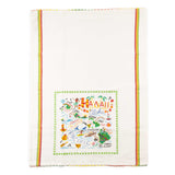 Catstudio Screen-printed Cotton "Hawaii" Dish Towel