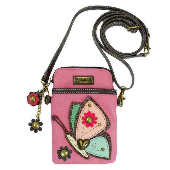 Chala-Butterfly-Crossbody-Cellphone-Purse--Guava-Color