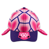 Children's 3-D Sea Turtle Baseball Cap- Pink & Blue