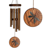 Woodstock Chimes "Habitats Teak Dragonfly" Wind Chime 