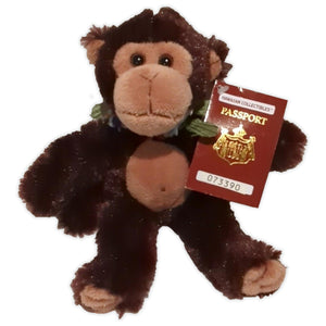 Hawaiian Collectables "Monkey" Plush Toy with Passport