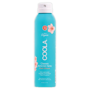 Coola Classic Peach Blossom SPF 70 Sunscreen Body Spray- 6 oz.