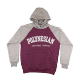 Custom-Polynesian-Cultural-Center-Raglan-Youth-Hoodie_-2-Tone-_Maroon-LT-Grey