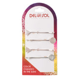 Del Sol "Triangles and Circles" Color-Changing Hair Pins - The Hawaii Store