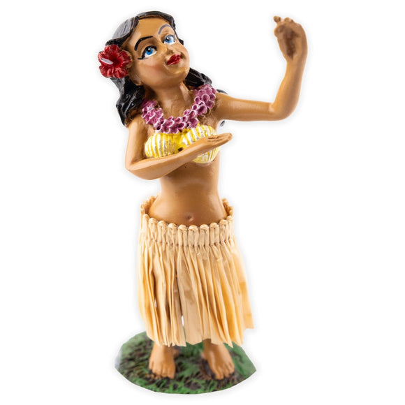 Sweet KeAloha Mini Hula Dashboard Bobble Doll- 4''