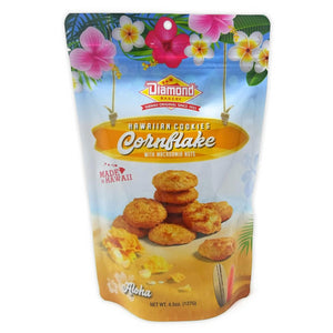 Diamond Bakery Cornflake with Macadamia Nuts Cookies, 4.5-Ounce Bag