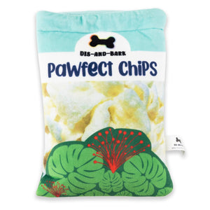 Dis-And-Bark "Pawfect Chips" Pet Toy Plush, 4-Piece 