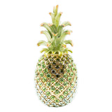 Swarovski Crystal Encrusted Pineapple Box- Green