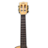 Kala Flame Maple Cutaway Tenor Ukulele with EQ- Neck and Headstock