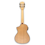 Kala Flame Maple Cutaway Tenor Ukulele with EQ- Back View