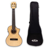 Kala Flame Maple Cutaway Tenor Ukulele with EQ and Bag