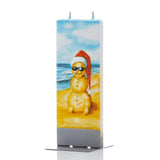 Flatyz "Sandman on Beach" Flat Candle 