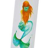 Flatyz Hand-Painted Flat Mermaid Candle 