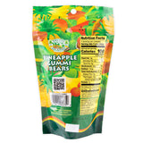 Fruit of the Islands Pineapple Gummi Bears back panel Nutrition Facts