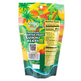 Fruits of the Islands Assorted Fruit Gummi Bears back panel Nutrition Facts