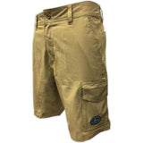 Go Barefoot Men's "AM/PM" Cargo Shorts- Khaki