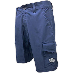  Go Barefoot Men's "AM/PM" Cargo Shorts- Navy