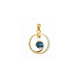 Ariki Paua Eternity Gold Pendant - The Hawaii Store